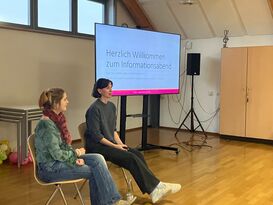 Präventionsarbeit an der Mädchenrealschule.